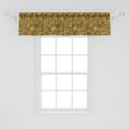 thumbnail image 2 of Ambesonne Fiesta Window Valance, Cartoon Style Mexico, 42" x 12", Multicolor, 2 of 3