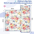 thumbnail image 5 of Pioneer Flower Floral Print Pattern Toddler Nap Mats for Kids Preschool,Sleeping Mat Bag or Kids,Toddler Sleeping Bag,Toddler Nap Mat or Daycare, 5 of 6