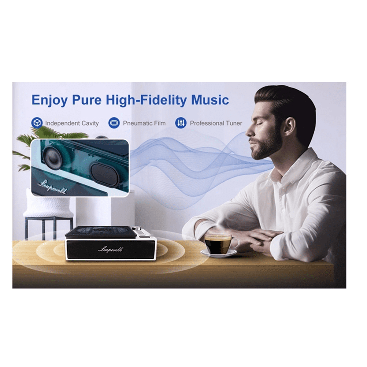 Portable Cd Player Wireless Bluetooth Speakers FM Radio Music Album Player Home CD Machine English AB Repeater