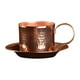 thumbnail image 1 of Taza de café de cobre puro, taza de cobre, taza tradicional para bebidas frías. Con platillo, 1 of 9