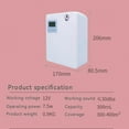 thumbnail image 7 of Smart Scent Air Machine, Professional Essential Diffuser With Nebulizing Tech For Home, 300 ML Oil Bottle, Quiet Scent Diffuser, Coverage Up To 2000 SQFT Of Fragrance, For Home, Hotel Black, 7 of 7