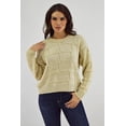 thumbnail image 5 of Sueter tejido cuadrado Roman Fashion /Juvenil, 3443 (Beige) beige UNITALLA, 5 of 5
