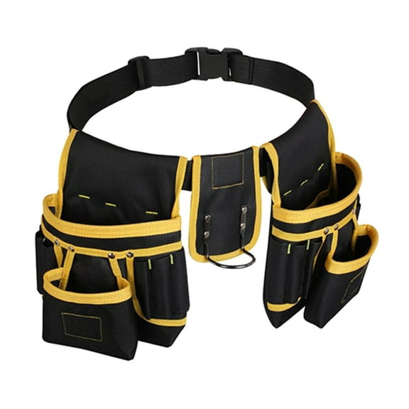lanema Heavy Duty Constructions Tool Belt, Work Apron, Tool Pouch,Adjustable Belt Quick Releases Buckle Magnetic Tool Pouch