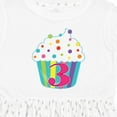 thumbnail image 4 of Inktastic 3rd Birthday Cupcake Girls Toddler Dress, 4 of 5