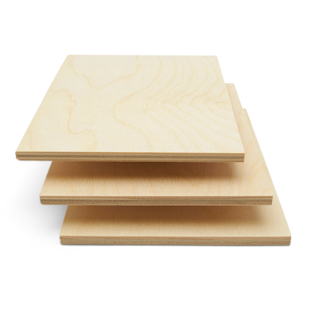 Perfect for Laser by Woodpeckers Pack of 6 B//BB Grade Baltic Birch Sheets Baltic Birch Plywood 6 mm 1//4 x 5 x 7 Inch Craft Wood CNC Cutting and Wood Burning