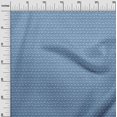 thumbnail image 3 of oneOone Polyester Spandex Medium Blue Fabric Asian Block Tile Sewing Material Print Fabric By The Yard 56 Inch Wide, 3 of 4