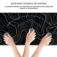 thumbnail image 3 of Mouse Pad Impermeable Mapa Topográfico 800x300x3mm Eo Safe Imports Negro, 3 of 5