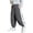 Gray R, variant on Antinious Toddler Boys Girls Stylish Solid Elastic Waist Pocket Jogger Full Length Pants 11-12Y