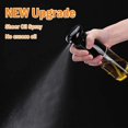 thumbnail image 2 of Pulverizador de aceite compatible con la cocina, paquete de 2 rociadores de aceite de oliva compatible con freidora de aire, dispensador de botellas de aceite de plástico recargable para cocina Afortunado Sencillez, 2 of 5
