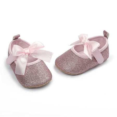 

Gubotare Baby Booties Baby Boys Girls Winter Warm Cotton Boots Non slip Rubber Sole Sneakers Toddlers First Walker Pink 12 Months