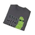 thumbnail image 5 of Dill With It, Gildan Unisex Softstyle T-Shirt, Pickle Graphic Tee, S-3XL, 5 of 5