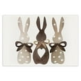 thumbnail image 1 of Hearth & Gear Napperons Lapin de Pâques Décoration de Table de Fête Tapis d'Isolation Napperons d'Automne pour Table Ronde Ensemble de 4 Serviettes Ensemble de Table Transparent Ensemble de Tapis d'Assiette Ensemble de Tapis d'Assiette Tissé, 1 of 6