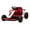 Pink, variant on 24V Drift Go Kart, 8.1 Mph High Speed Electric Racing Car with Dual 150W Motors, Outdoor Battery Powered Ride On Vehicle, White