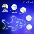 thumbnail image 6 of UPONRAY Shark Neon Signs, 15.7"*9.8" Dimmable & USB-Powered LED Neon Light, Stylish Wall Decor for Home, Beach Bar, Natatorium, Swimming Pool, 6 of 9