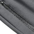 thumbnail image 4 of Bpyeka Men's Big & Tall Fleece Lined Sweatpants Elastic Drawstring Zipper Pockets Warm Straight Leg Trousers 3XL-5XL, Gray, 4 of 4