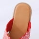 thumbnail image 5 of Pantuflas de fondo plano para mujer tejidas informales de tendencia cómoda de nuevo estilo de verano Wmkox8yii  hj789, 5 of 9