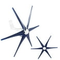 thumbnail image 4 of 6 Blade 200W Wind Turbine Generator, Easy to Install Wind Turbine Generator Kit, Mini Portable for Home Use Stable  Blue,Black, 4 of 7
