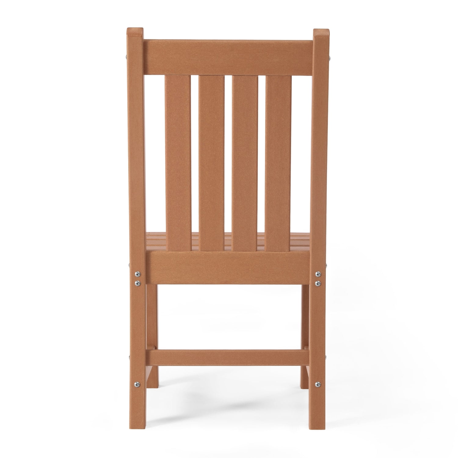 WestinTrends Malibu Outdoor Patio Dining Chair, Teak