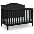 Delta Children Madrid 5in1 Convertible Baby Crib, Black