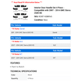 thumbnail image 2 of Interior Door Handle Set 4 Piece - Compatible with 2007 - 2014 GMC Sierra 2500 HD 2008 2009 2010 2011 2012 2013, 2 of 2