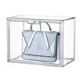 thumbnail image 5 of UDIYO Purse Storage Box with Magnetic Door Dustproof Stackable Clear Wallet Clutch Storage Organizer for Purse Clutch Handbag, 5 of 8