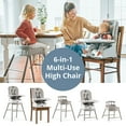 thumbnail image 2 of Chicco Stack Hi-Lo 6-in-1 Multi-Use High Chair, Booster and Stool with Tray - Tide (Blue/Green), New, 2 of 14