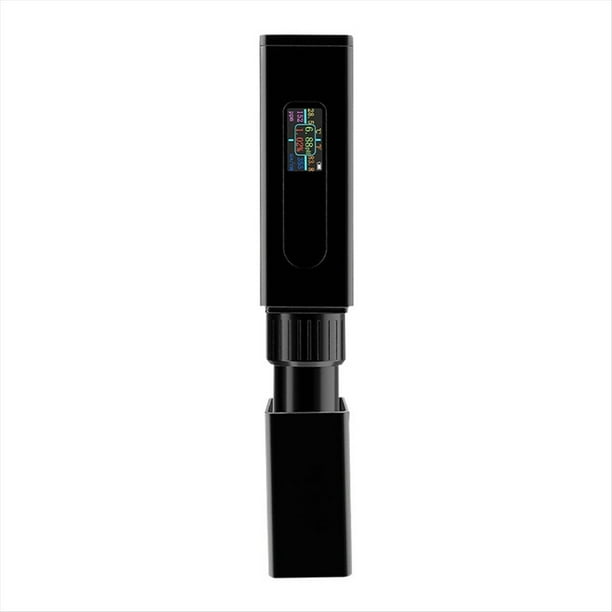 Medidor de Agua Digital 5 en 1 PH, TDS, EC,% de Salinidad y Temperatura, Probador Tipo Bolígrafo para Hidroponía, Piscinas y Acuarios