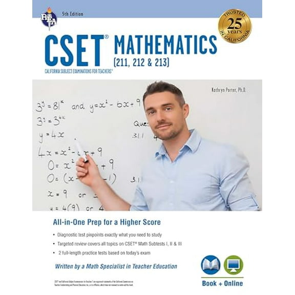 Pre-Owned CSET Mathematics Book Online (Paperback) 073861209X 9780738612096