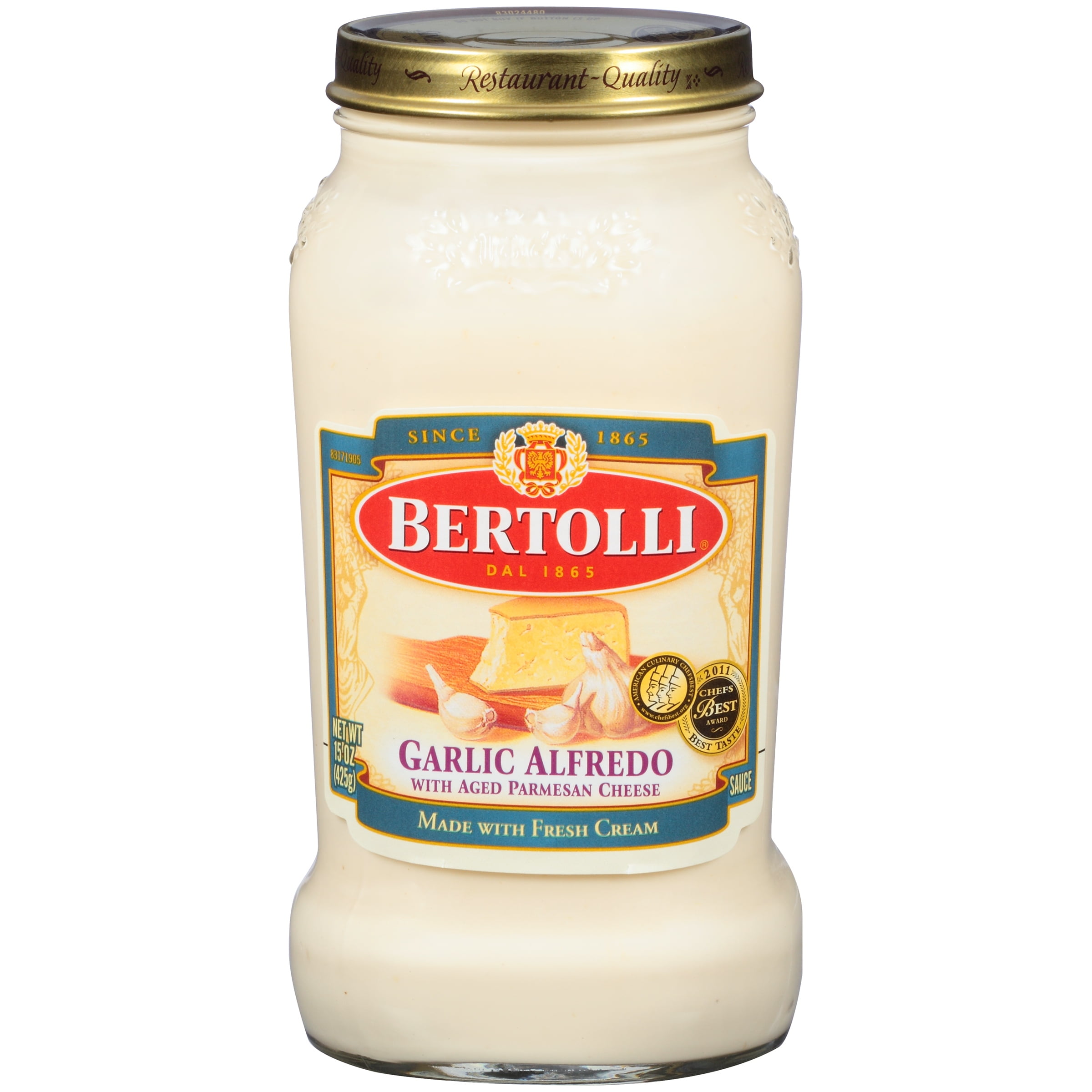 Bertolli Garlic Alfredo With Aged Parmesan Cheese Pasta Sauce 15 Oz ...