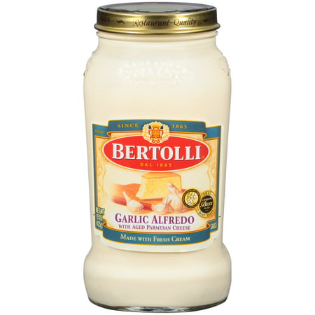 (2 pack) Bertolli Garlic Alfredo with Aged Parmesan Cheese Pasta Sauce 15