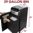 thumbnail image 5 of GBC AutoFeed+ 600X Super Cross-Cut Office Shredder, 600 Sheets, 29 Gallon Bin, Black, 5 of 5