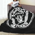 Las_Vegas_Raiders Bedsure Fleece Blankets Queen Size For Bed Thick And