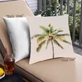 thumbnail image 1 of Ahgly Coussin d'Extérieur Plants Palm Tree, 18 Pouces par 18 Pouces, 1 of 6