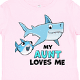 thumbnail image 4 of Inktastic My Aunt Loves Me with Cute Sharks Boys or Girls Toddler T-Shirt, 4 of 5