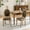 Brown, variant on Thick Swivel Velvet Barstools,Adjustable 25-33"Height,Modern Upholstered with17.7" Base,Tufted Buttons&Diamond Pleating,Sponge&Spring Seat,for Home Pub&Kitchen Island(Black, Set of 2)