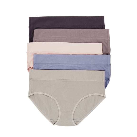 Felina Pima Cotton Stretch Hipster - Seamless Cotton Stretch Underwear for Women - Soft and Breathable Womens Underwear (Dusk, Medium)