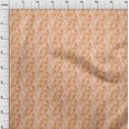 thumbnail image 4 of oneOone Rayon Orange Fabric Dot Craft Projects Decor Fabric Printed By The Yard 56 Inch Wide, 4 of 5
