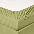 thumbnail image 4 of Regency Club Oxford 600 Thread Count 100% Cotton Solid Sheet Set (Queen, Sage), 4 of 4