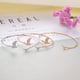 thumbnail image 3 of Apertura Brazalete con hoja Accesorios de muñeca Sunnimix Pulsera de apertura de las mujeres, 3 of 8
