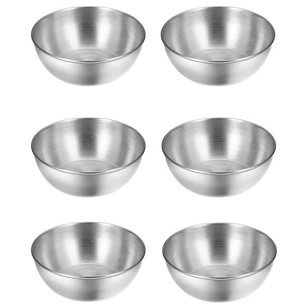 Stainless Steel Sauce Dishes Condiment Sauce Cups Seasoning Dishes Dip