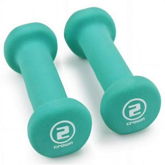 Brybelly Holdings  Pair of 2 lbs Teal Neoprene Body Sculpting Hand Weights