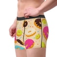 thumbnail image 3 of Wukai Donuts Print Men’s Underwear Breathable Boxer Briefs,&nbsp;Moisture Wicking & Breathable-X-Large, 3 of 7
