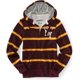 thumbnail image 1 of Aeropostale - Sudadera con capucha y cremallera completa para hombre, color rojo, XS, 1 of 1