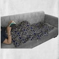 thumbnail image 6 of Floral Soft Flannel Fleece Throw Blanket, Hand-Drawn Aquarelle Wildflowers Plants Leaves Pattern, Cozy Plush for Indoor and Outdoor Use, 50" x 60", Multicolor, by Ambesonne, 6 of 6