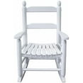 thumbnail image 3 of K079WT Durable White Child’s Wooden Rocking Chair/Porch Rocker - Indoor or Outdoor - Suitable for 3-7 Years Old, 3 of 7