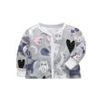 thumbnail image 5 of Emy Dola Baby Boys Long Sleeve Romper Jumpsuit Button Snap Up Infant One-piece Bodysuit Dinosaur Truck Prints Newborn Clothes 0-24M, 5 of 7