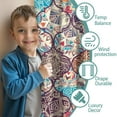 thumbnail image 3 of Blackout Kids Curtains,Boho Bohemia Flower Childrens Insulated Curtains Set Of 2,Bedroom Essentials,Toddler Room Decor 42"x63"(106x160cm), 3 of 3