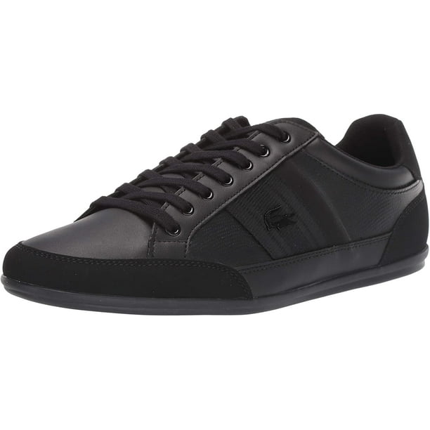 Lacoste Men s Chaymon Sneaker Black Black 11 Medium US Walmart