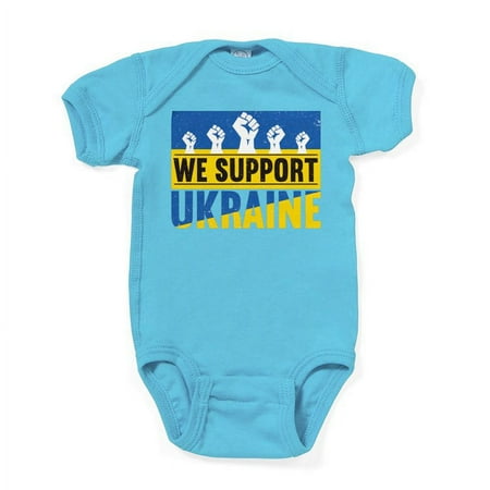

CafePress - We Support Ukraine Body Suit - Cute Infant Bodysuit Baby Romper - Size Newborn - 24 Months