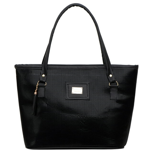Bolso de mujer FANA Abisai Color Cuadri Negro Juvenil M3785!!!